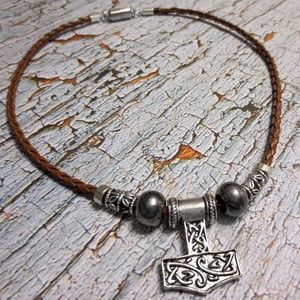 www.SaberShores.com Accessories - 3/$100 Mjolnir FAUX Leather THORS HAMMER Necklace www.SaberShores.com Accessories - 3/$100 Mjolnir FAUX Leather THORS HAMMER Necklace